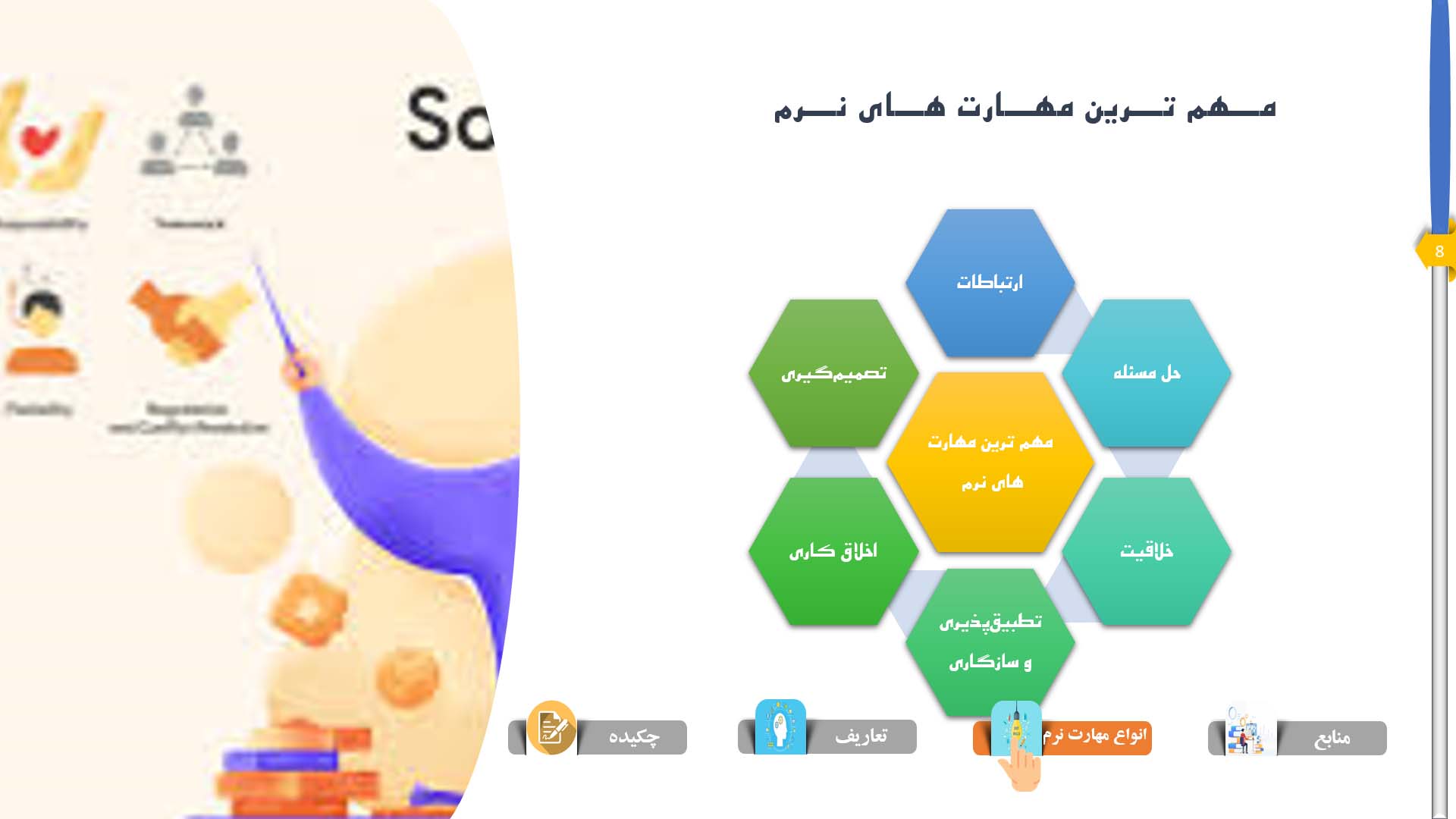 پاورپوینت در مورد مهارت های نرم